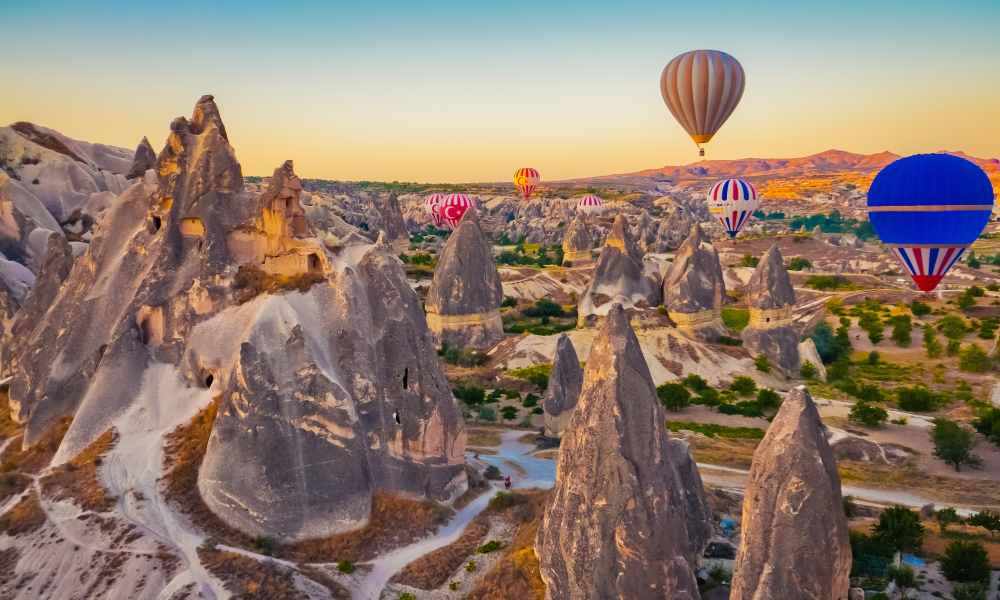 deluxe hot air balloon ride in cappadocia travel store turkey Christmas in Turkey