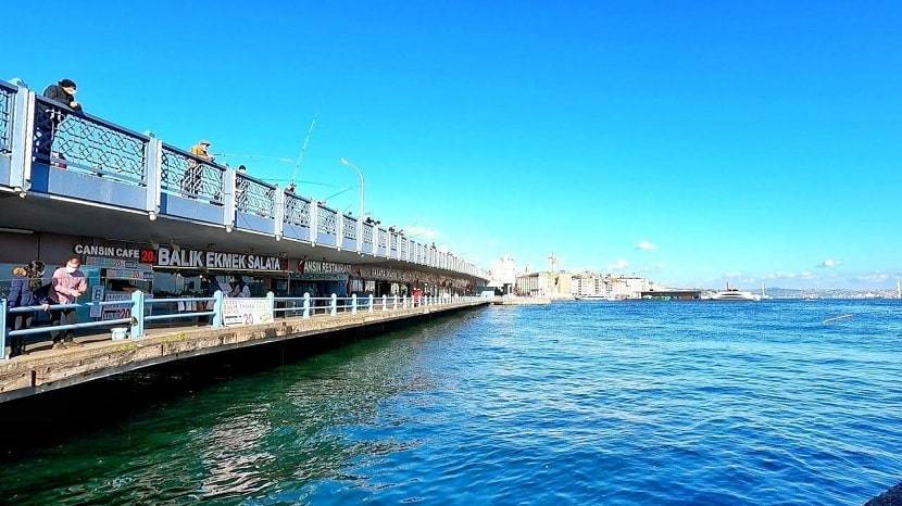 Galata Bridge famous bridges in Turkey