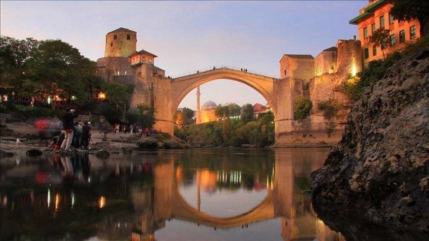 Mostar Bridge still Holds its Historical Beauty