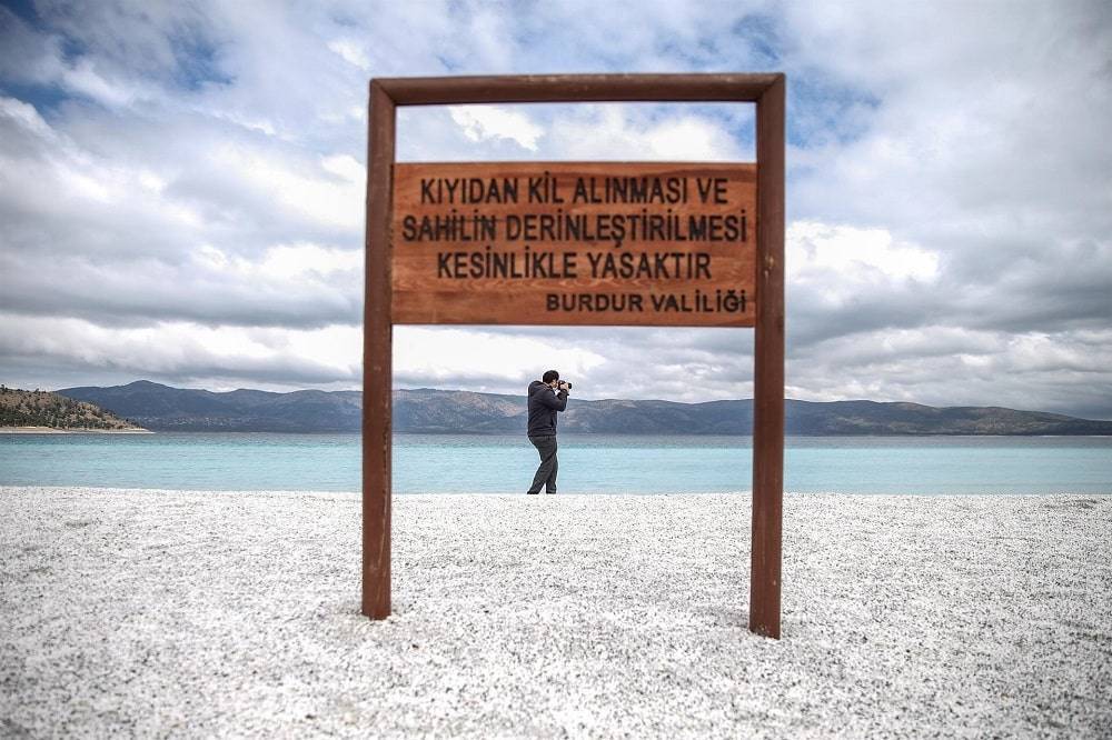 The Salda Lake Calls Tourists’ in Winter