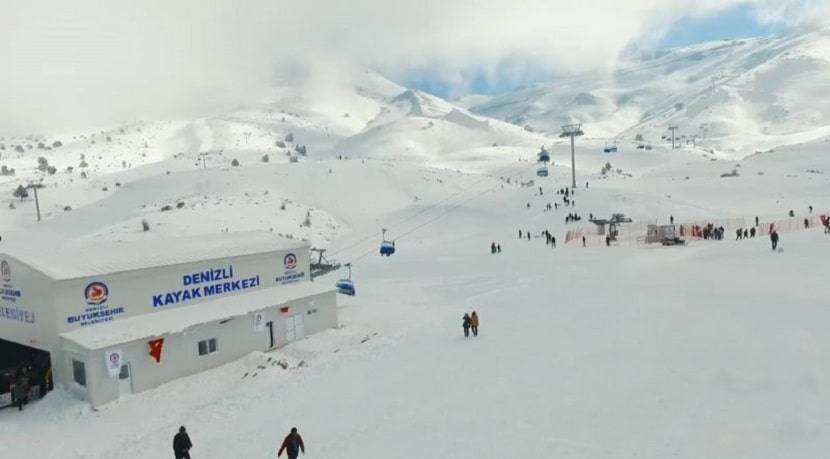 A Surge in Visitors Recorded in Denizli Ski Resort