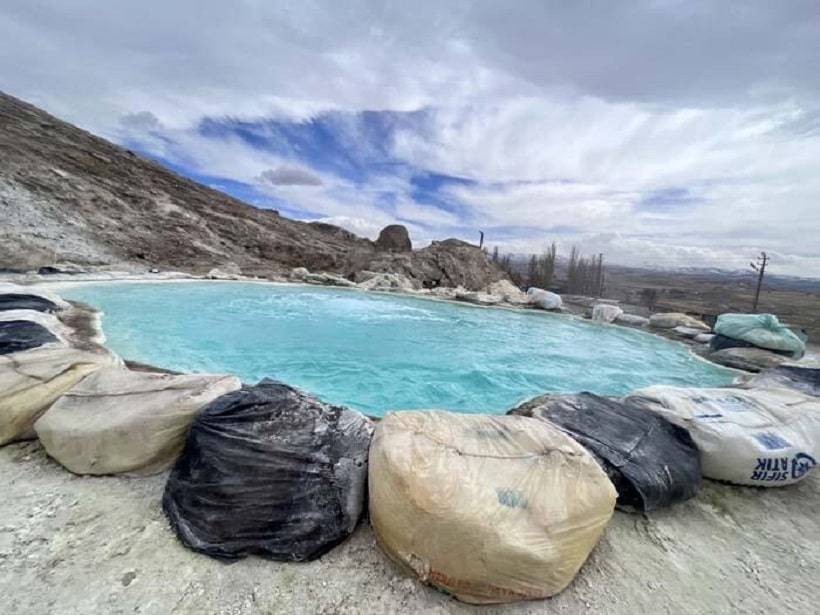 The Hot Springs in Agri Catches Visitors’ Attention
