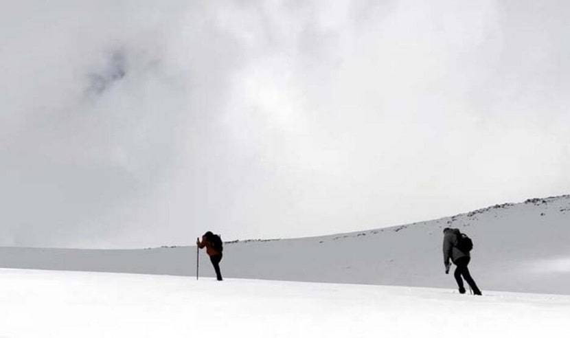 When Snow Covers Mount Nemrut