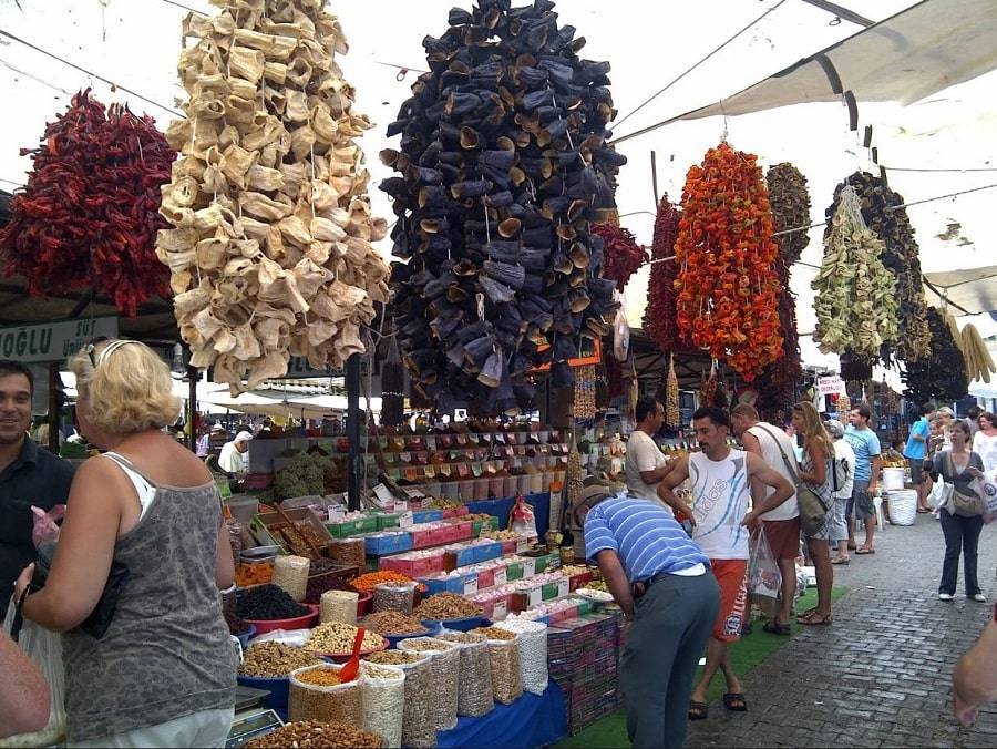 Turgut Reis Bazaar Bodrum Turkey