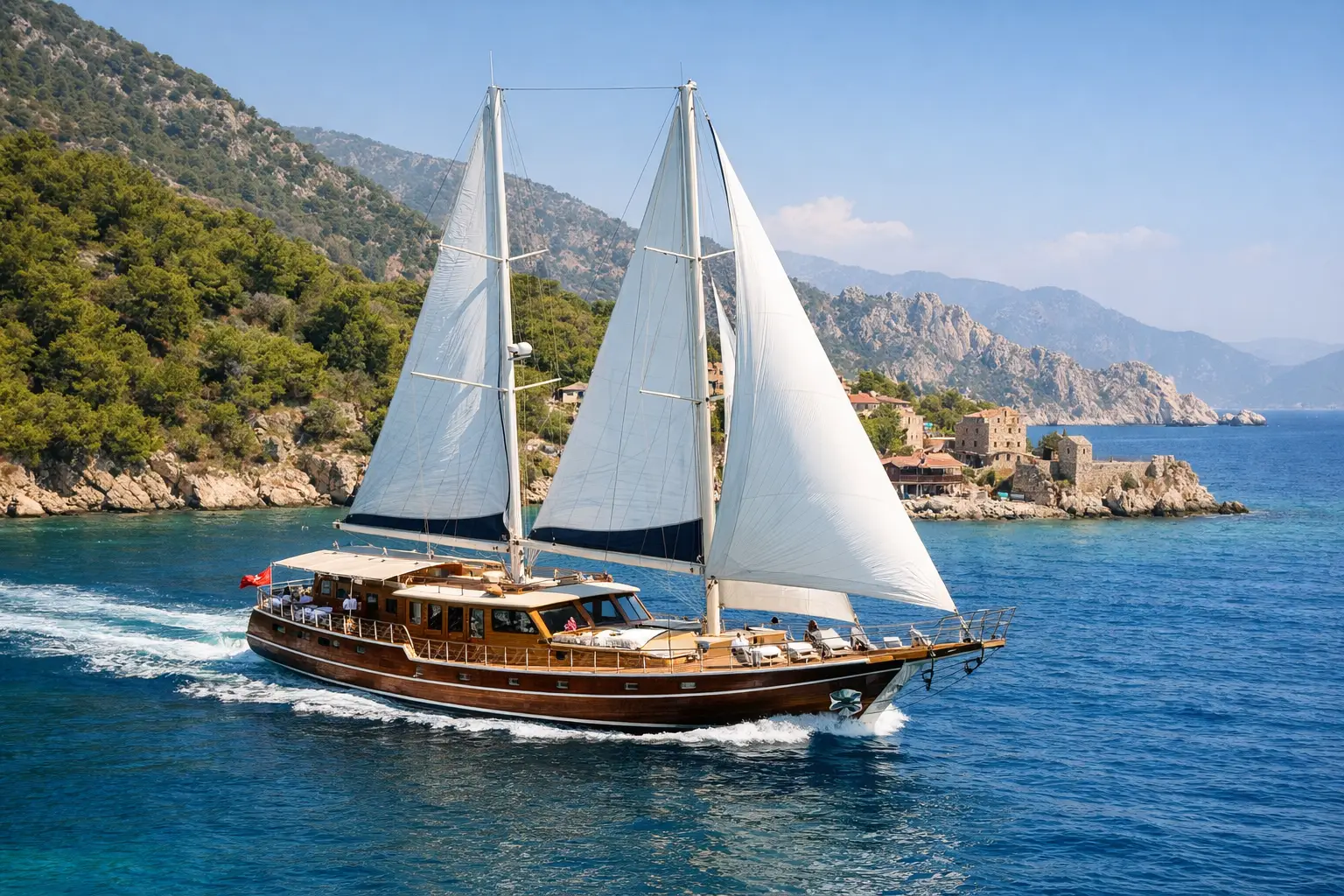 A Luxury Gulet Holiday Example in Turkey