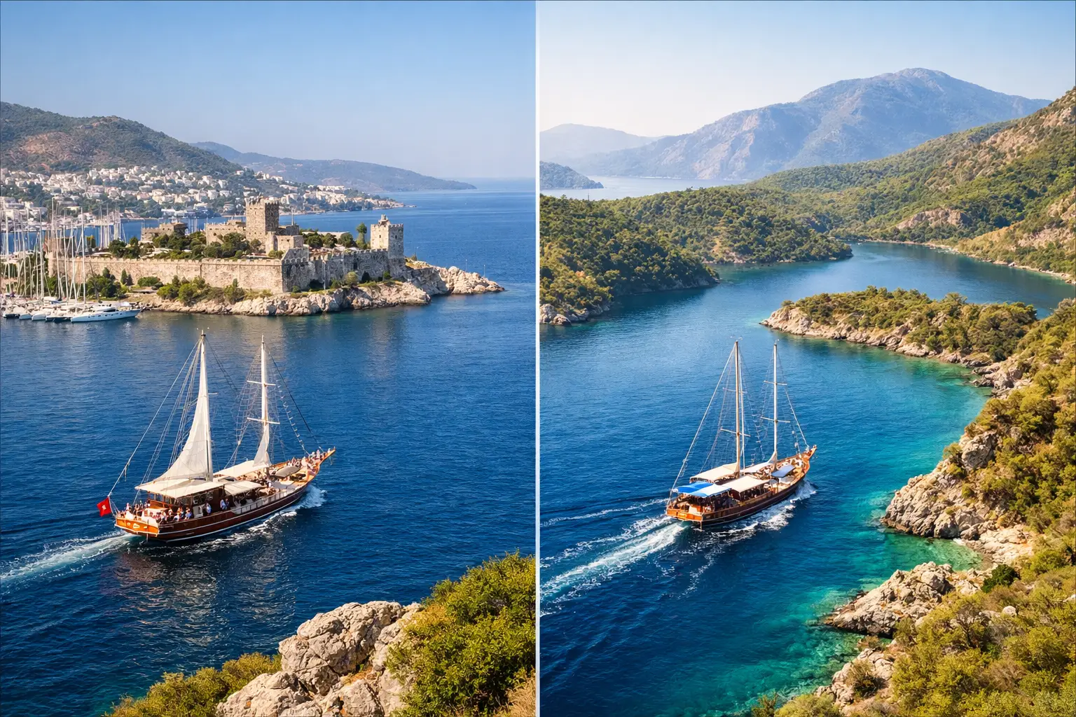 Bodrum or Fethiye Blue Cruise?