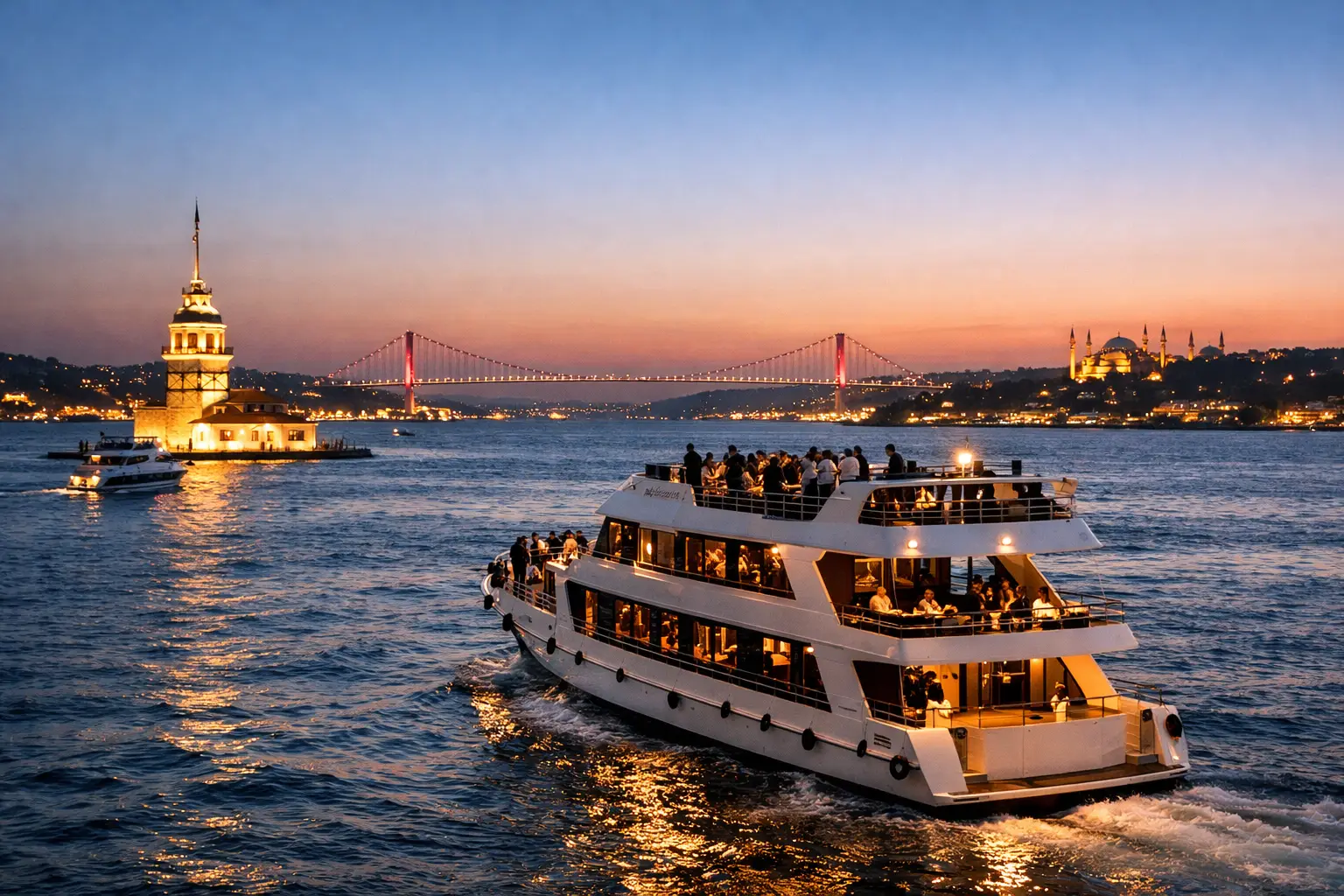 Istanbul Bosphorus Evening Cruise Options