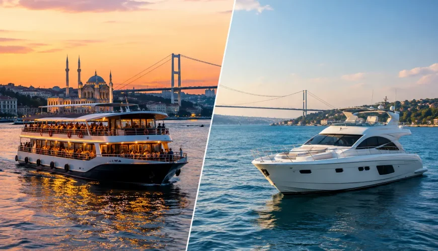 Bosphorus Dinner Cruise vs Private Yacht Compared
