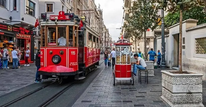 Istiklal Street and Taksim Square