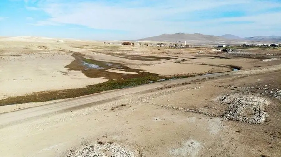 Cemeteries unveiled as Alparslan-1 Dam water receded