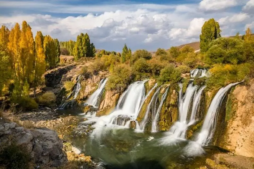 Muradiye Waterfall turkey