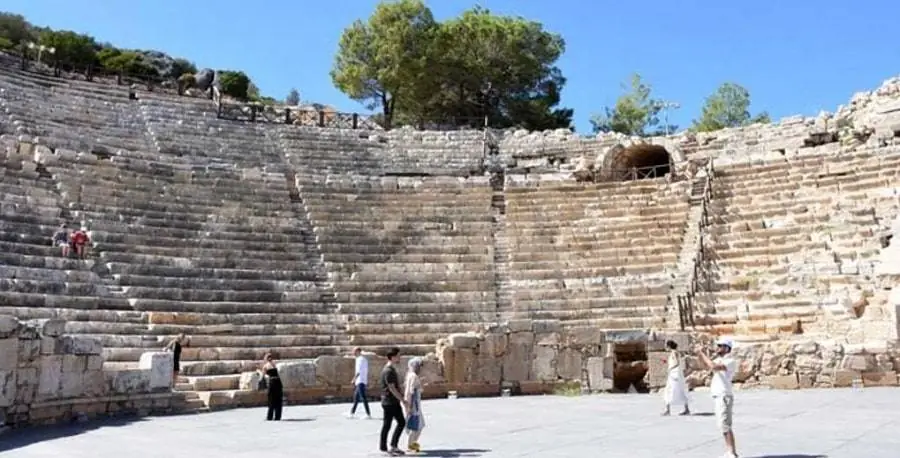 A Plethora of Visitors Converged to Patara, Turkey