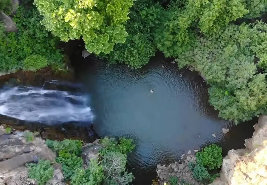 Seyhandede Waterfall location