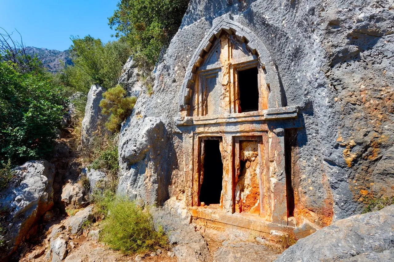 Lycian Rock Tombs Kas