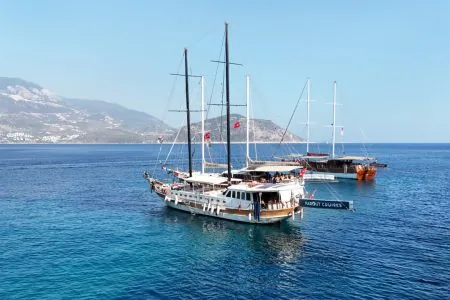 Blue Cruise private or cabin charter in Turkey – traditional gulet sailing along the turquoise coast