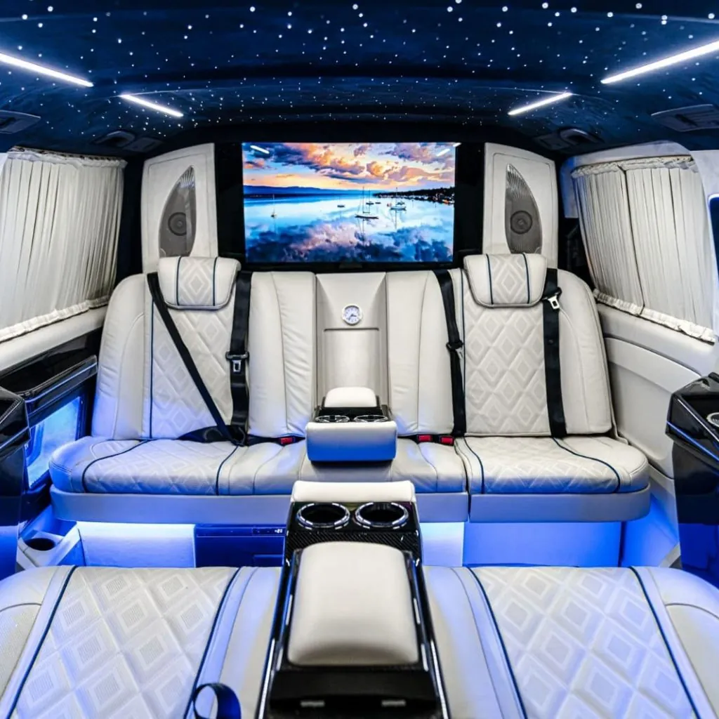 Luxury Mercedes Vito VIP transfer van used for private tours in Turkey